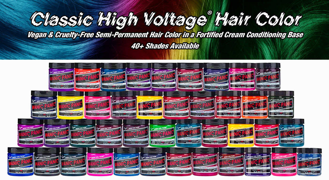 Manic Panic High Voltage Classic Cream Formula Blue Steel Hair Dye - wide 5