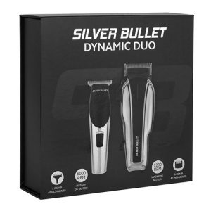 Silver Bullet - Dynamic Duo Hair Trimmer and Clipper Set