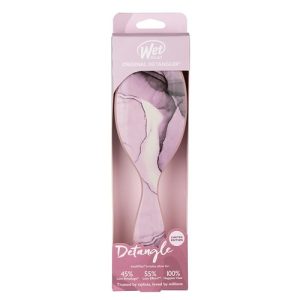 WetBrush - Terrain Textures Detangler - Gravel , Artic Blue and Dusty Rose .