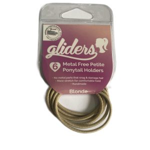 Gliders - Metal Free Tan Ponytail Holders