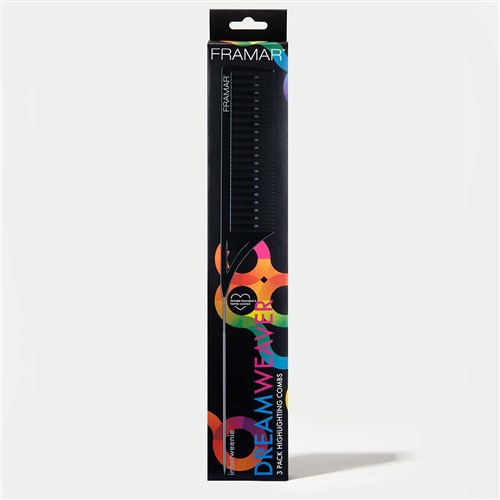 Framar - Dreamweaver Highlighting Tail Combs 3pk Black